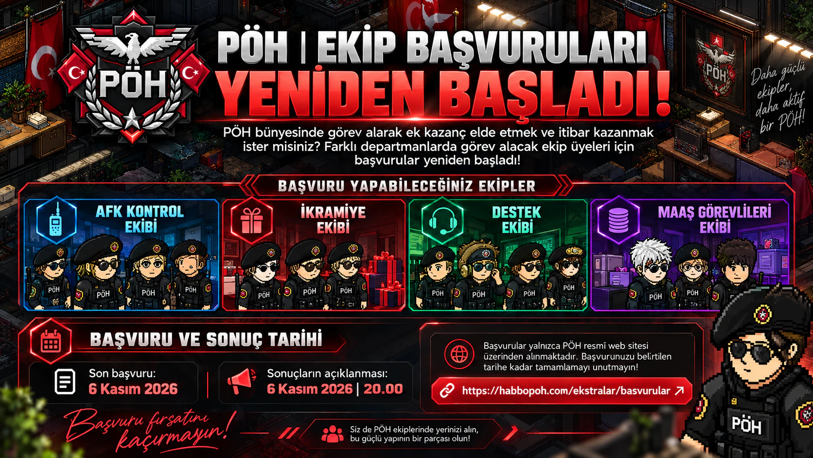 PÖH Ekip Başvuruları Yeniden Başladı! Son Başvuru Tarihi Açıklandı